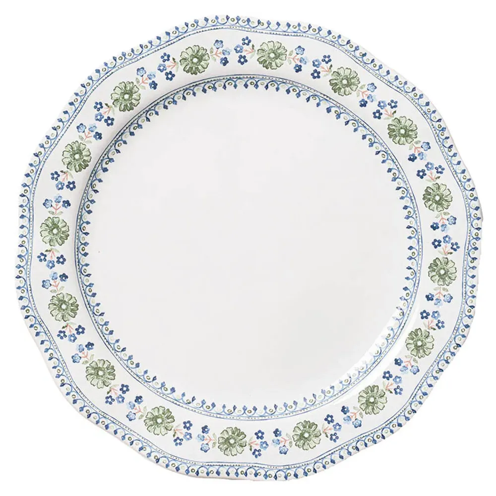 Villa Seville 4 Piece Place Setting - Blue, Ceramic
