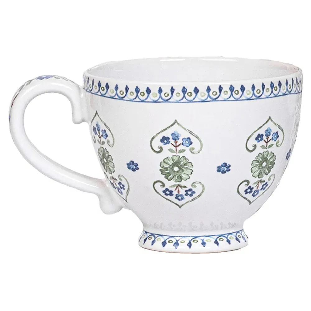 Villa Seville 4 Piece Place Setting - Blue, Ceramic