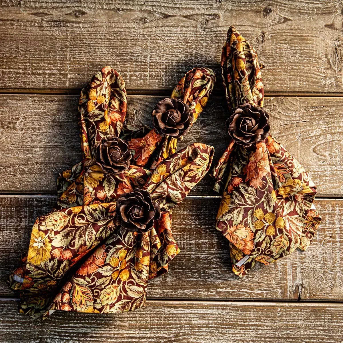 Willa Floral Napkin Set of 4 - Amber, Cotton