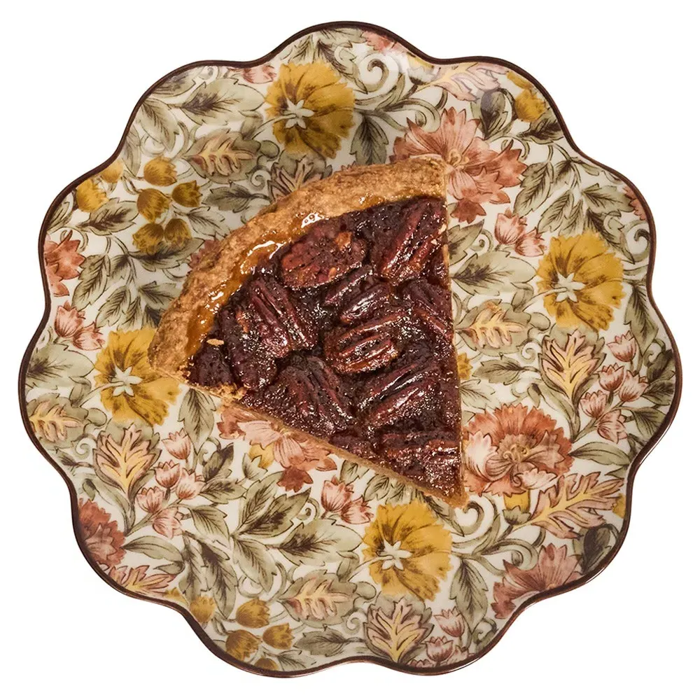 Willa Salad Plate - Amber, Ceramic