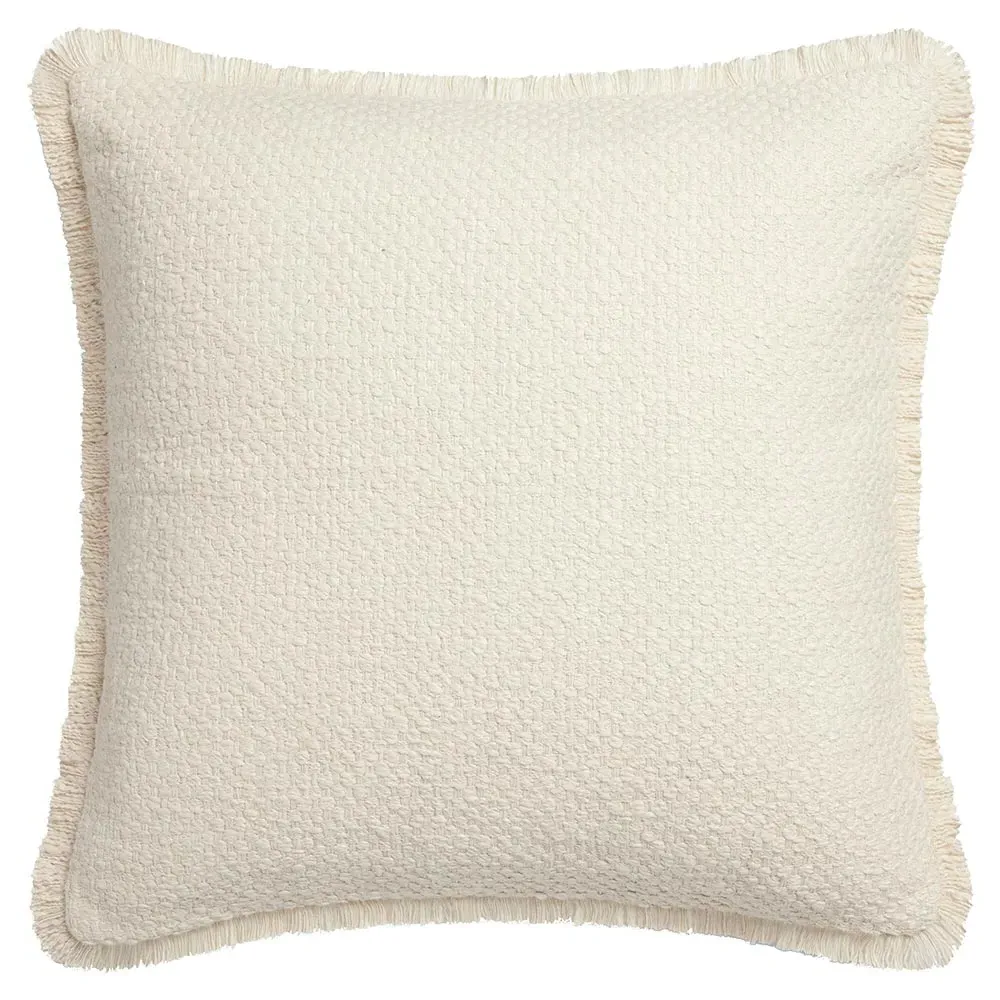 22x22 Throw Pillow with Down Fill - Cream, Cotton