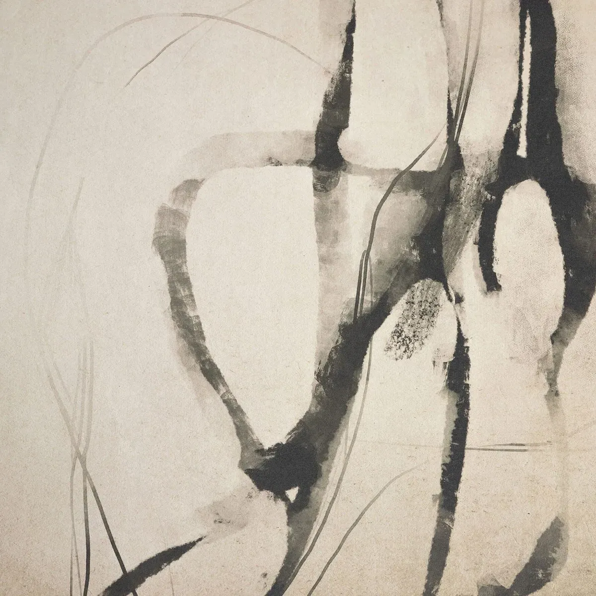 48x48 Wall Art - Black, Grey