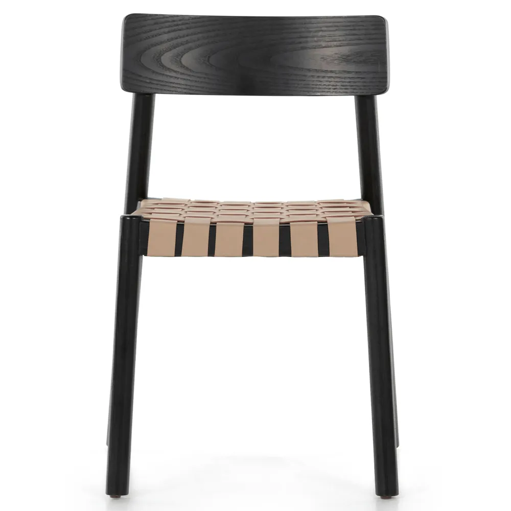 Abby Dining Side Chair - Black, Ash Wood image