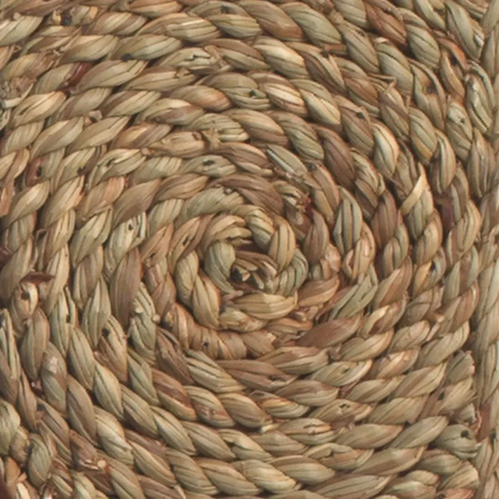 Abeni Rectangular Wall Mirror - Brown, Seagrass