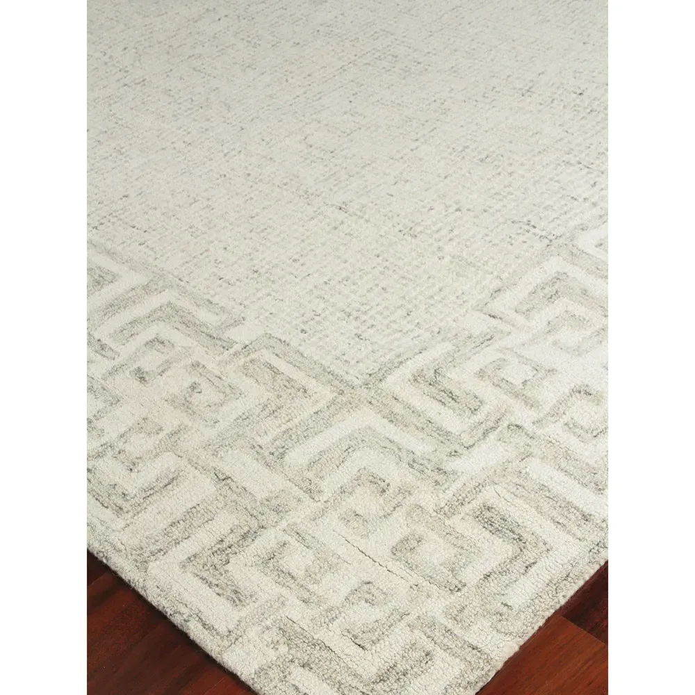 Abigail Sample Patterned Rug - Cream, Wool