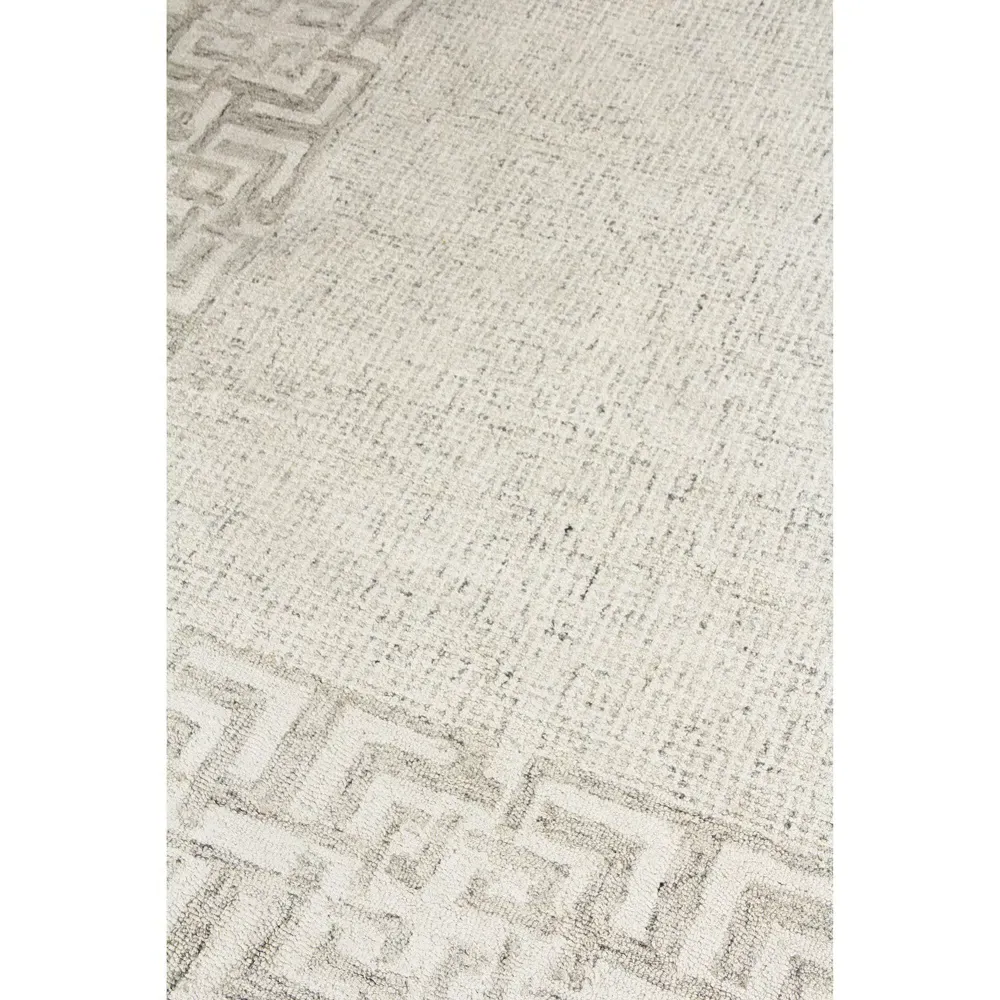 Abigail Sample Patterned Rug - Cream, Wool