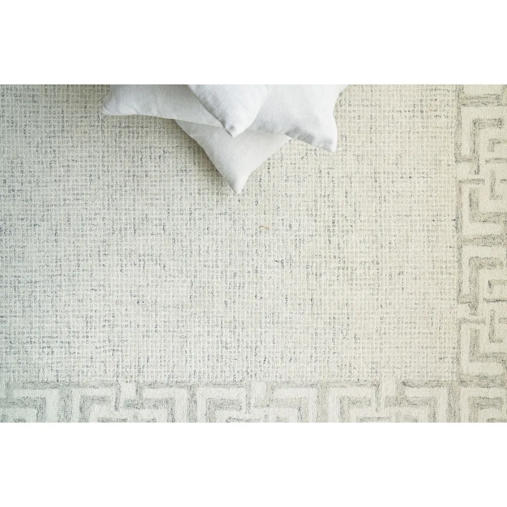 Abigail Sample Patterned Rug - Cream, Wool