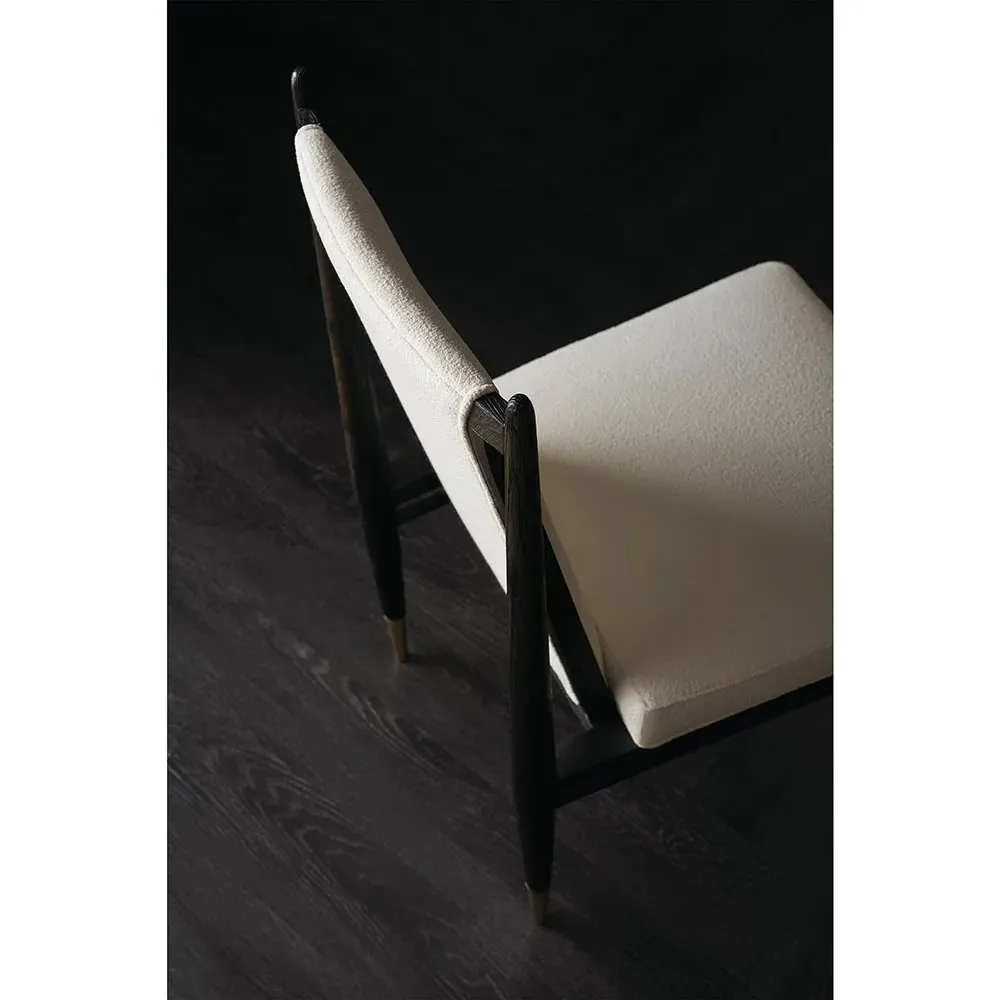 Abrielle Dining Side Chair - Cinder, Boucle