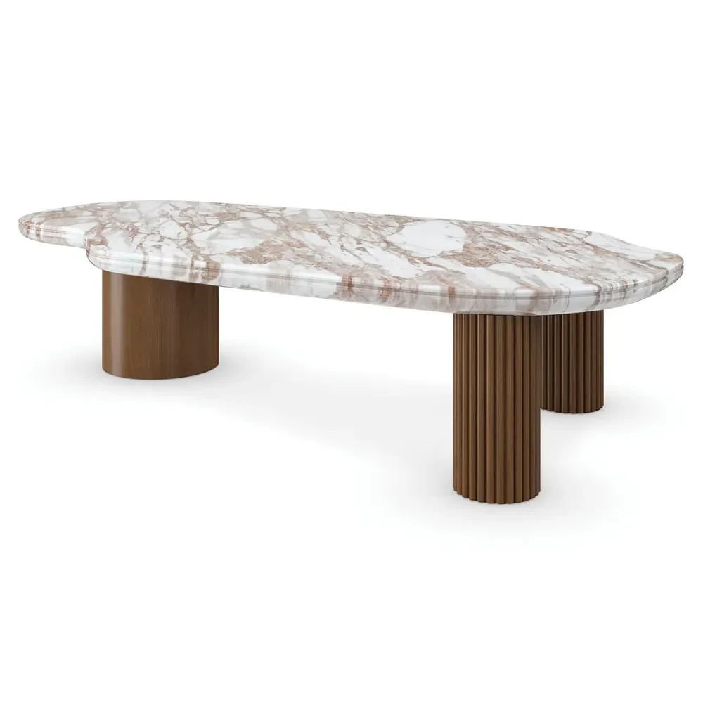 Achilles Coffee Table - Brown, Walnut