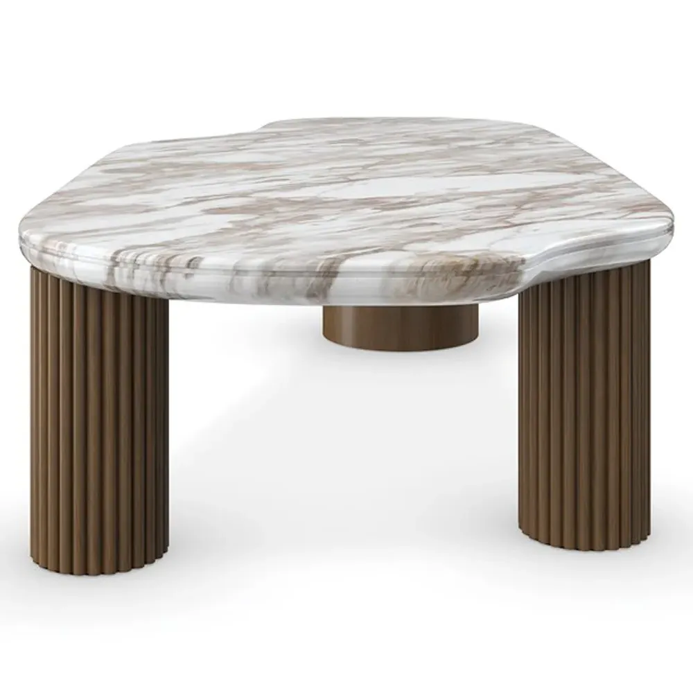 Achilles Coffee Table - Brown, Walnut