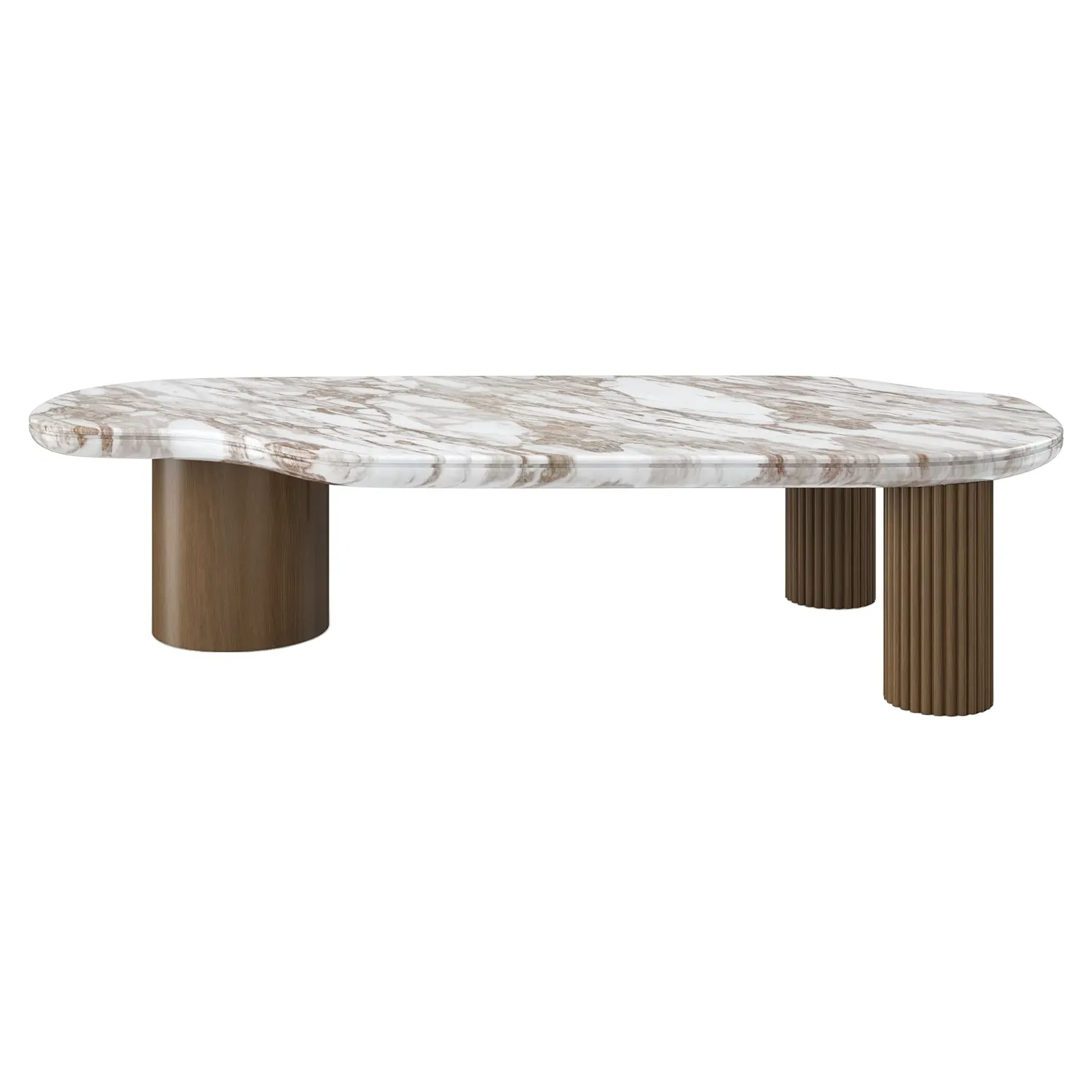 Achilles Coffee Table - Brown, Walnut