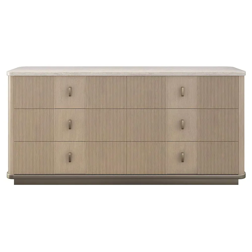 Adalyn Double Dresser - Beige, Wood image
