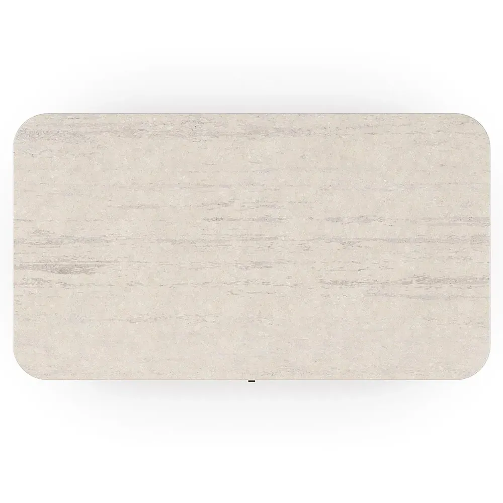 Adalyn Travertine Oak Nightstand - Brown