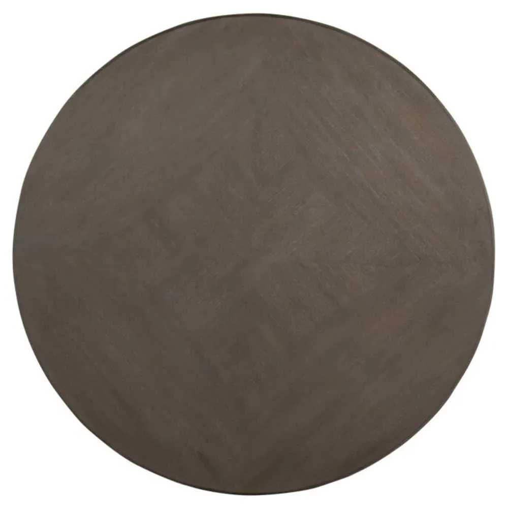 Adams Round Dining Table - Brown, Wood