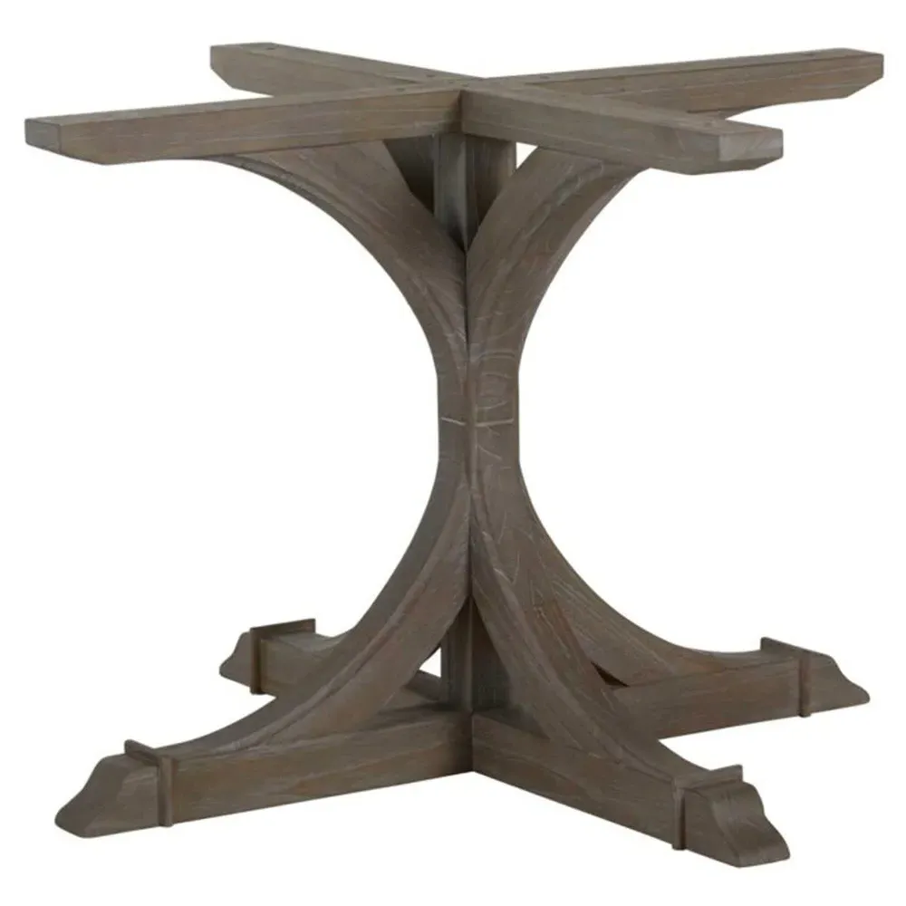 Adams Round Dining Table - Brown, Wood