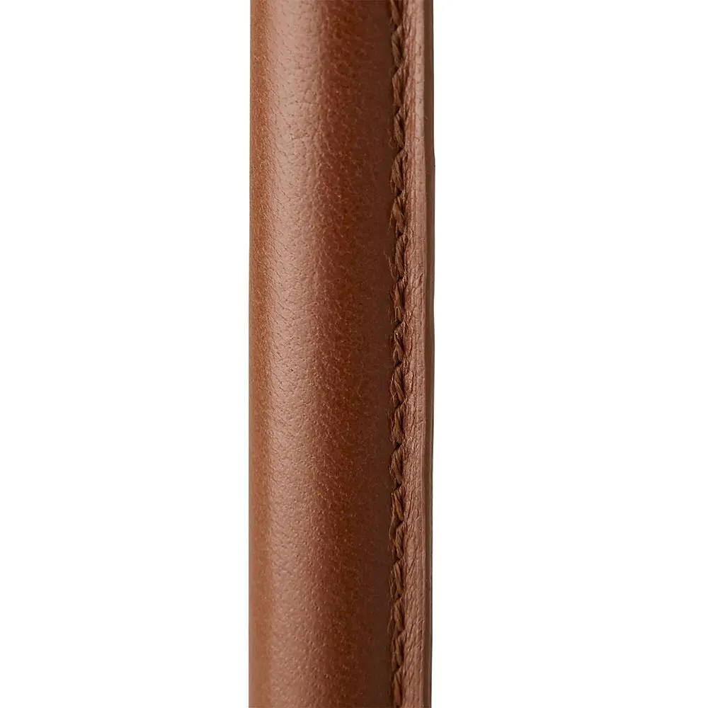 Addison Adjustable Drink Table - Cognac, Brass