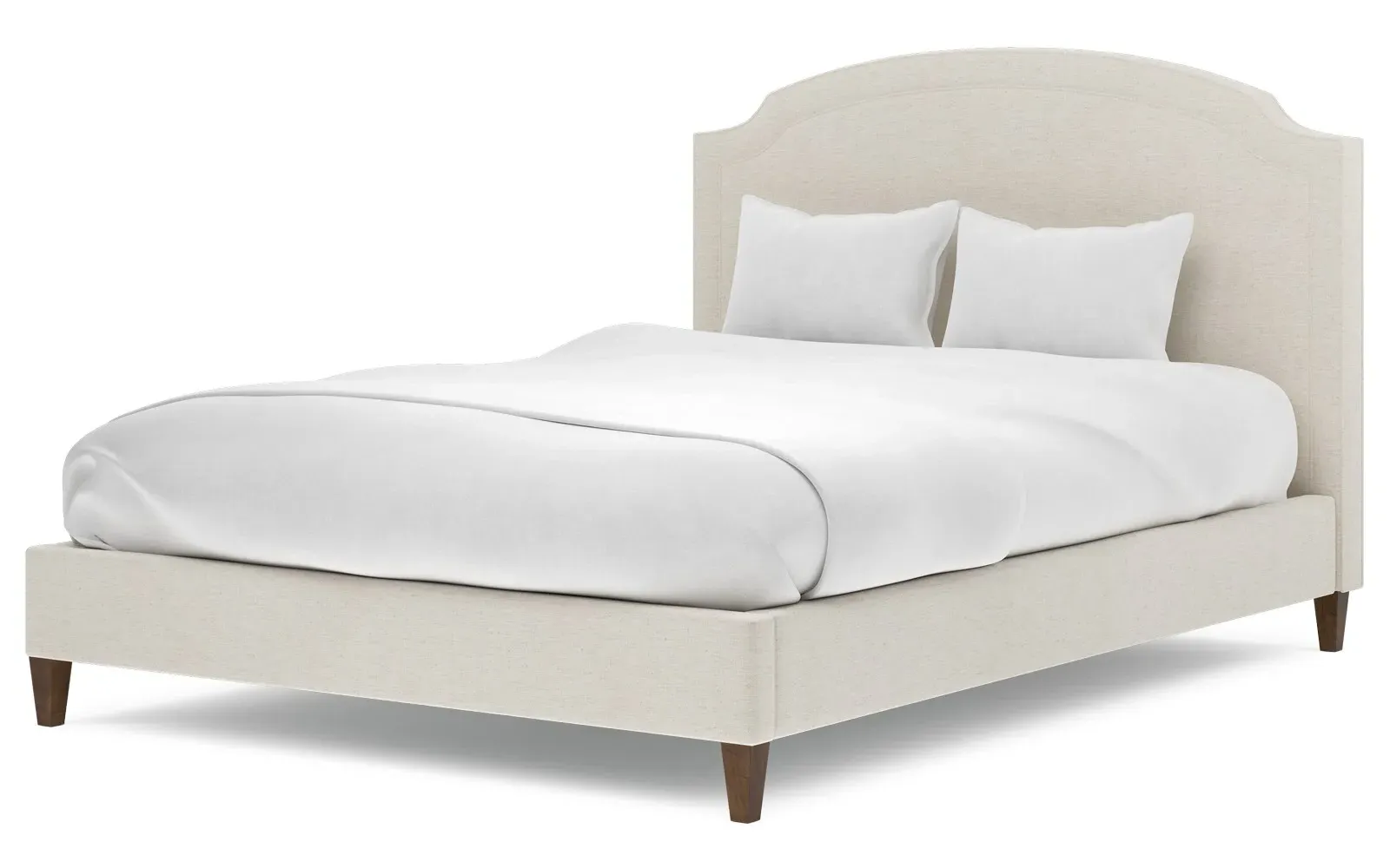 Addyson Cal King Bed Frame - Heathered Ivory
