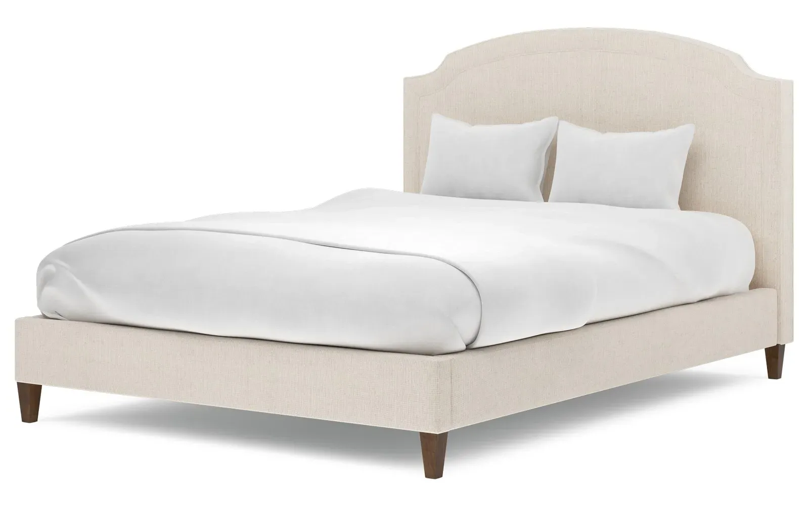 Addyson Queen Size Bed - Truffle Salt