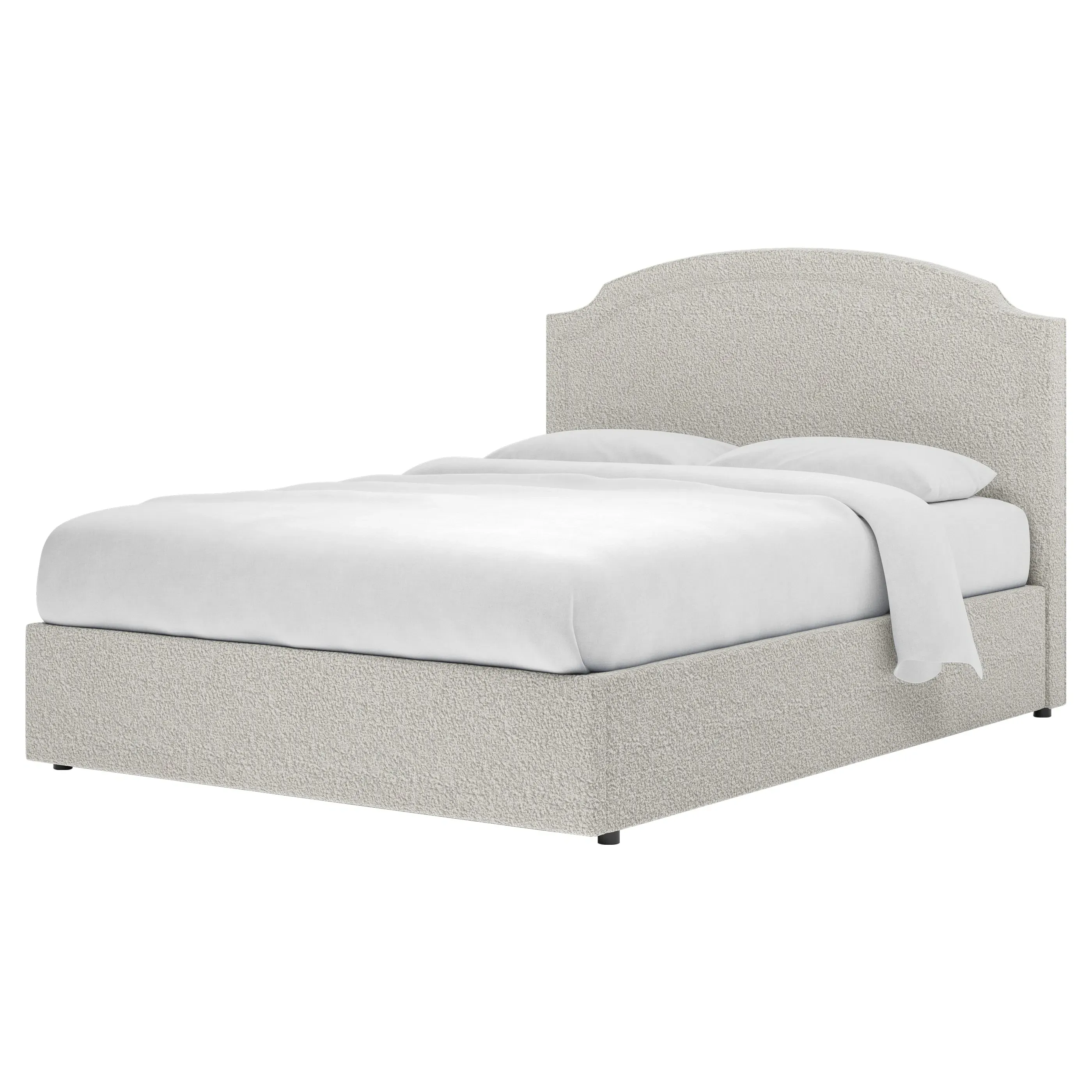 Addyson Queen Size Storage Bed - Cloud Grey, Bouclé image