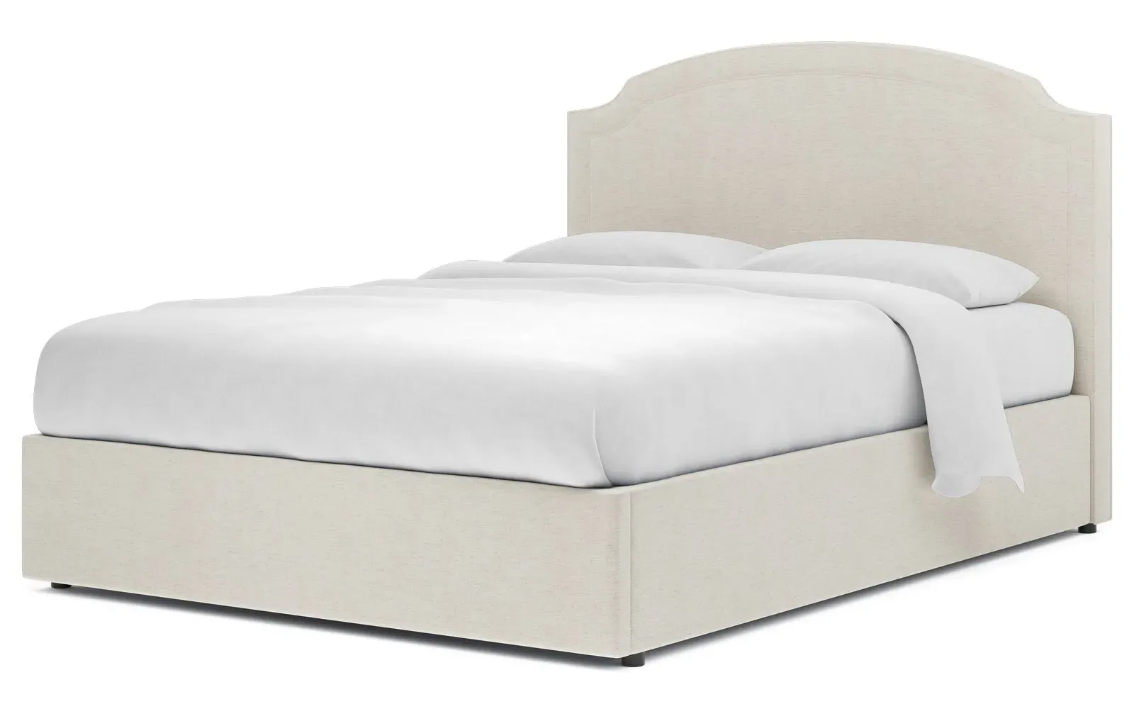 Addyson Twin Storage Bed - Heathered Ivory
