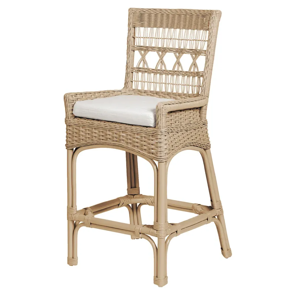 Adelaide Counter Stool - Natural, Rattan