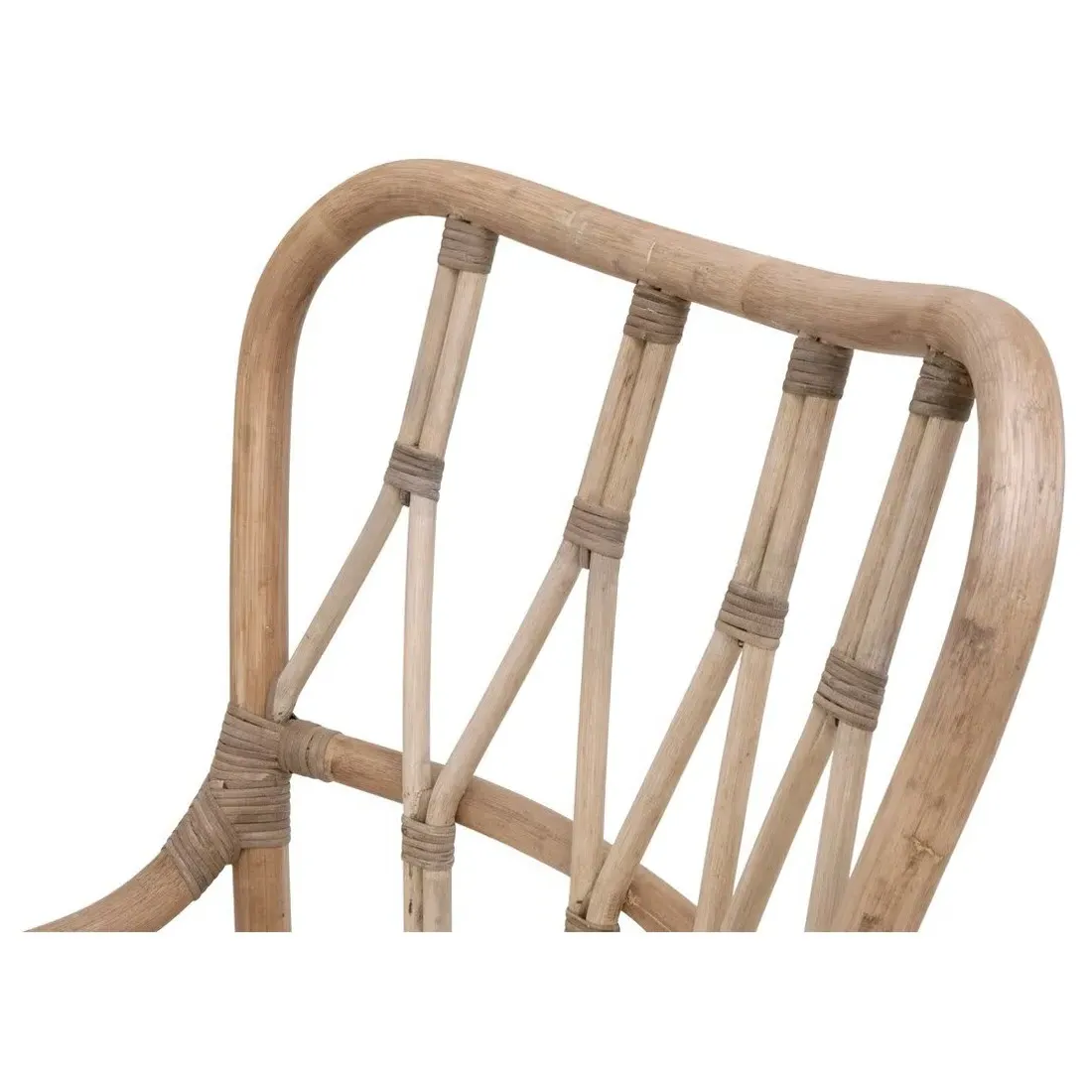 Adelaide Dining Arm Chair Set of 2 - Grey, Rattan