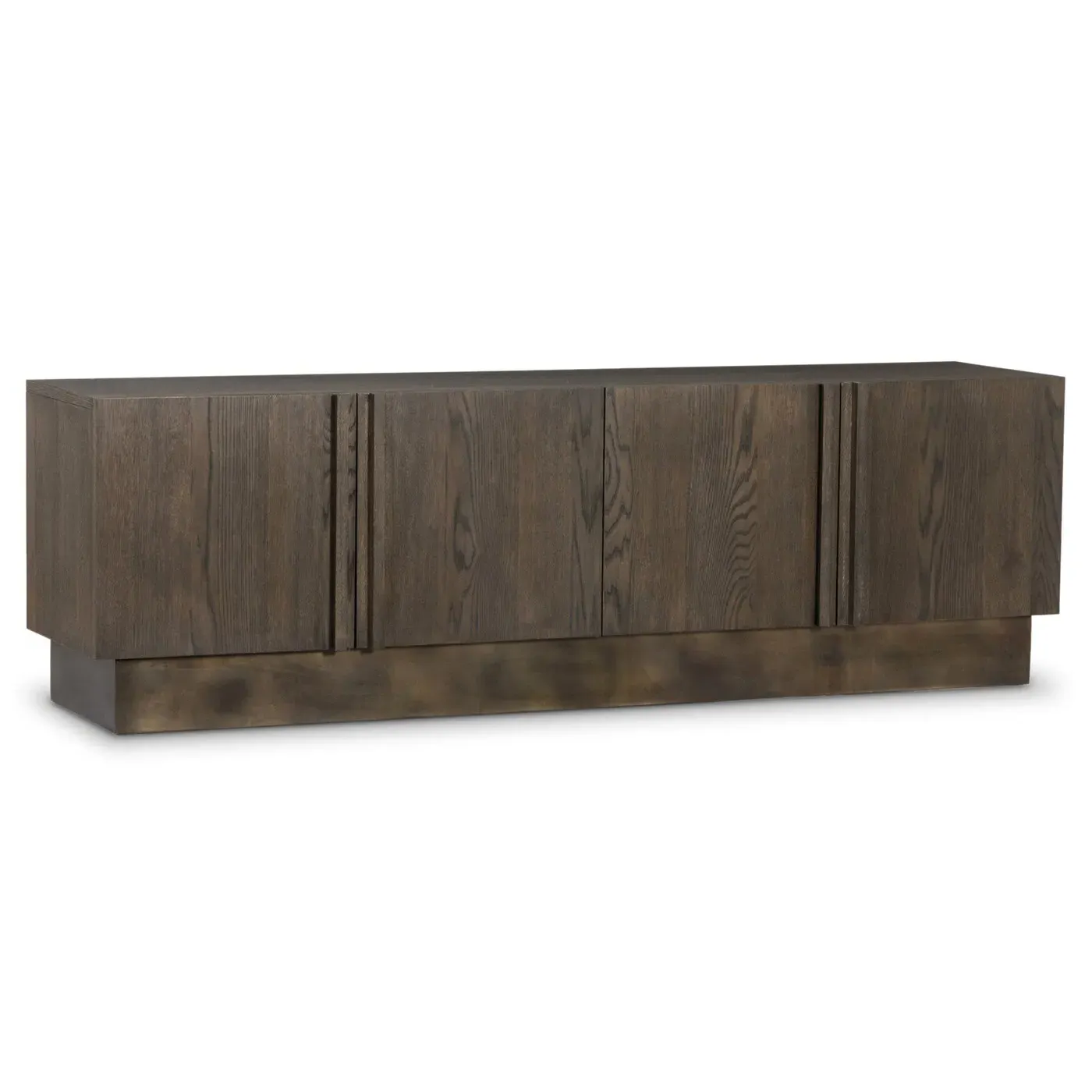 Adelaide Media Console - Brown, Oak