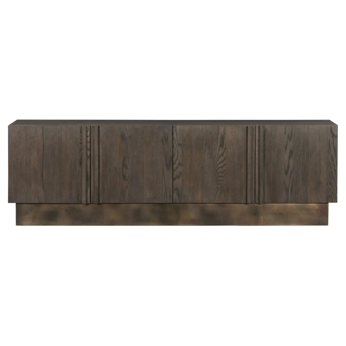 Adelaide Media Console - Brown, Oak image