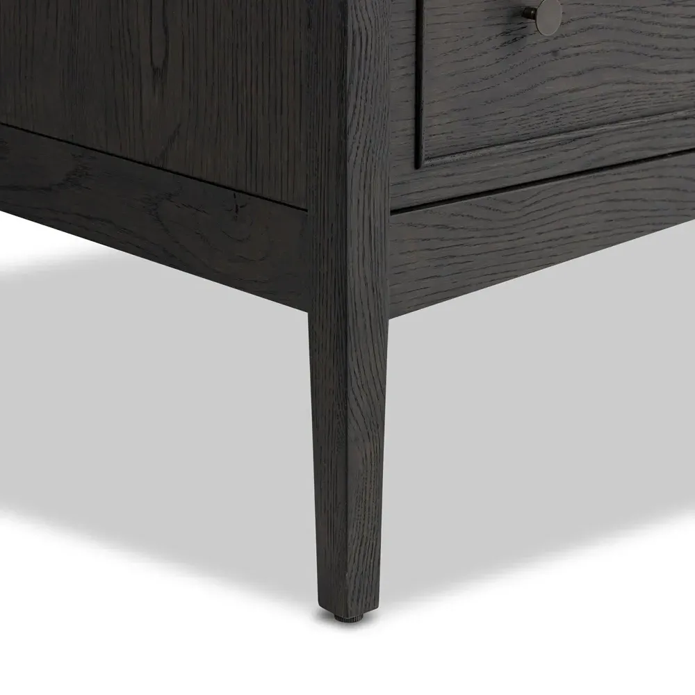 Adelaide Rustic Lodge Double Dresser - Black, Oak