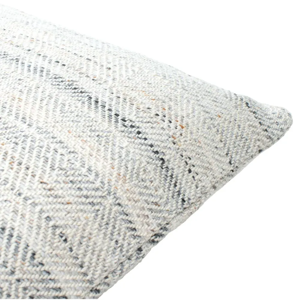 Adeline 20x20 Throw Pillow - Grey, Recycled PET