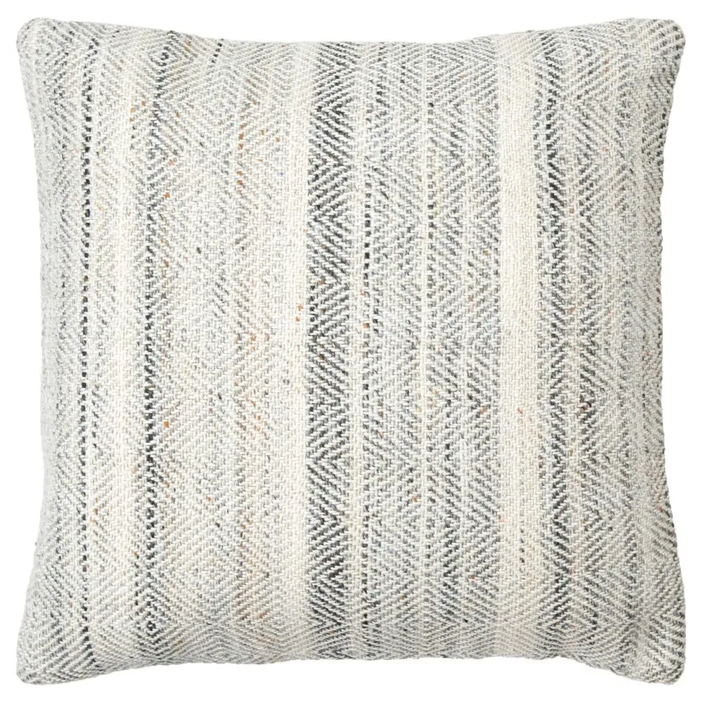 Adeline 20x20 Throw Pillow - Grey, Recycled PET