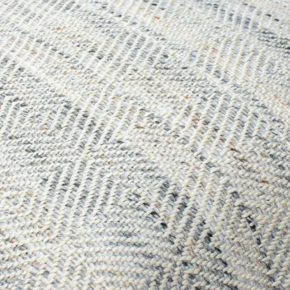 Adeline 22x22 Throw Pillow - Grey, Recycled PET