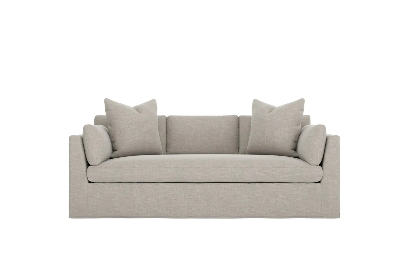 Adelle 3-Seater Slipcovered Sofa - Dove