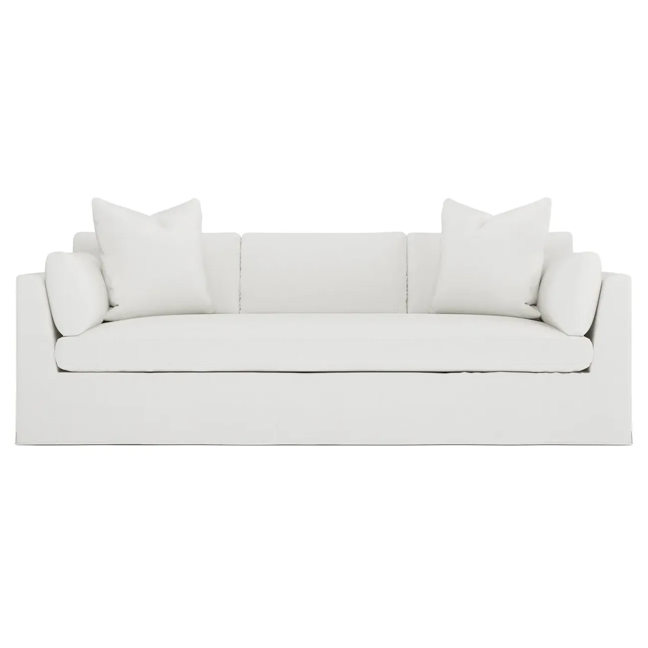 Adelle 3-Seater Slipcovered Sofa - Snow image