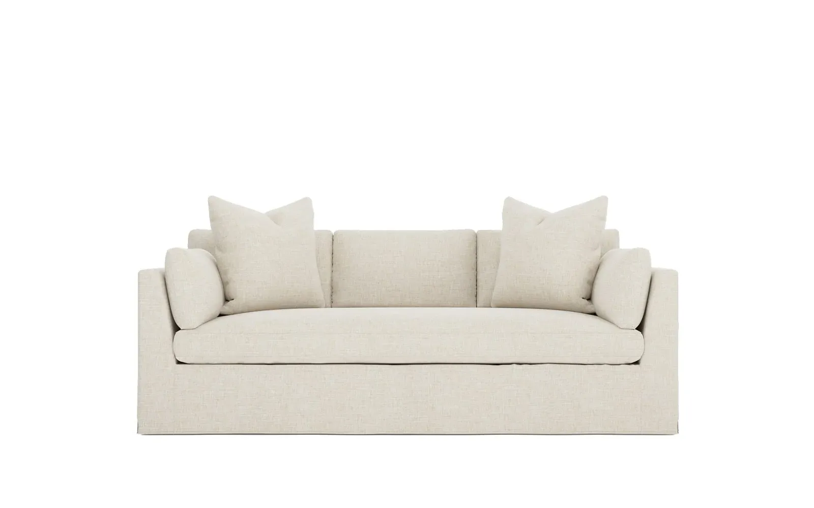 Adelle 3-Seater Slipcovered Sofa - Vanilla