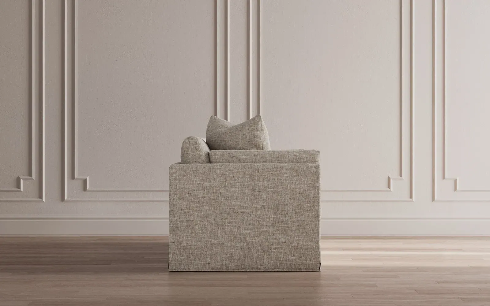 Adelle 3-Seater Slipcovered Sofa - Vanilla