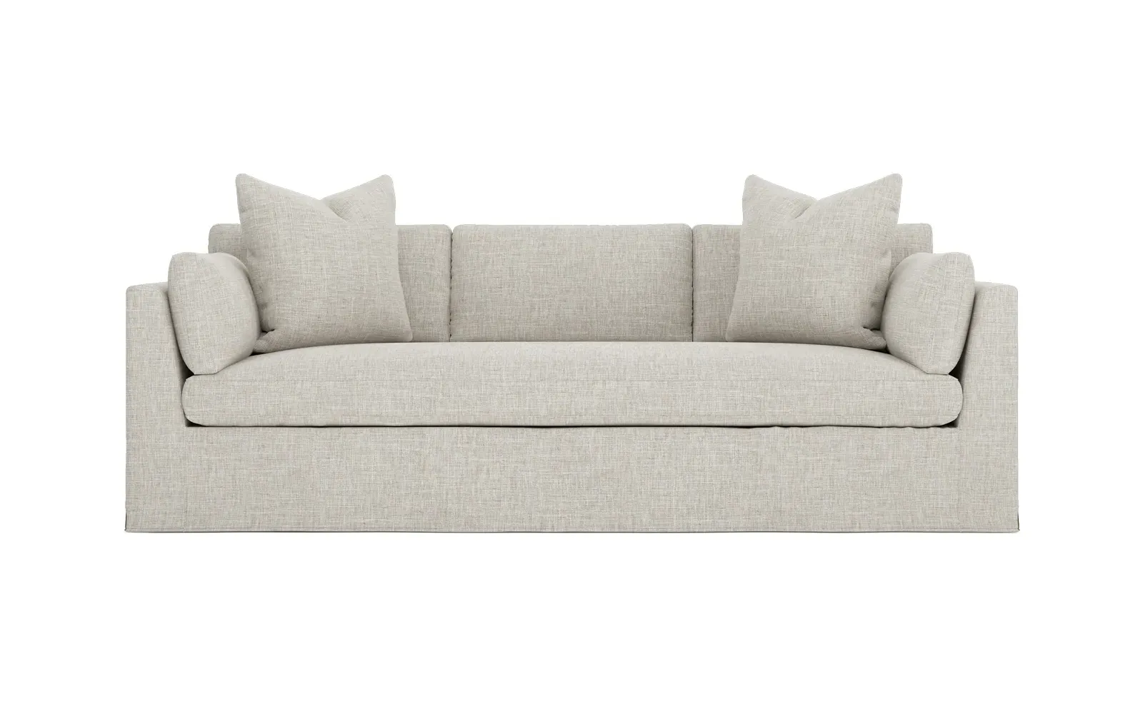 Adelle Slipcovered Sofa - Fog