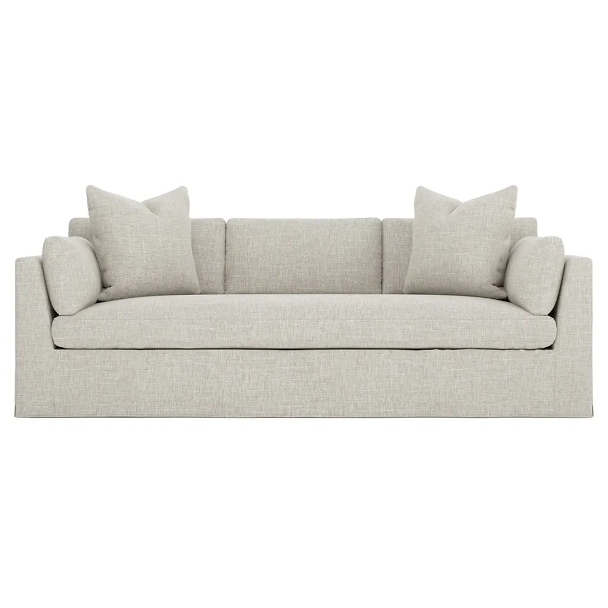 Adelle Slipcovered Sofa - Fog image