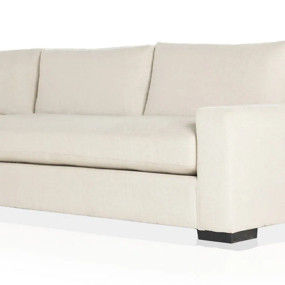 Adley Right Bumper Sectional - Beige, Performance Fabric