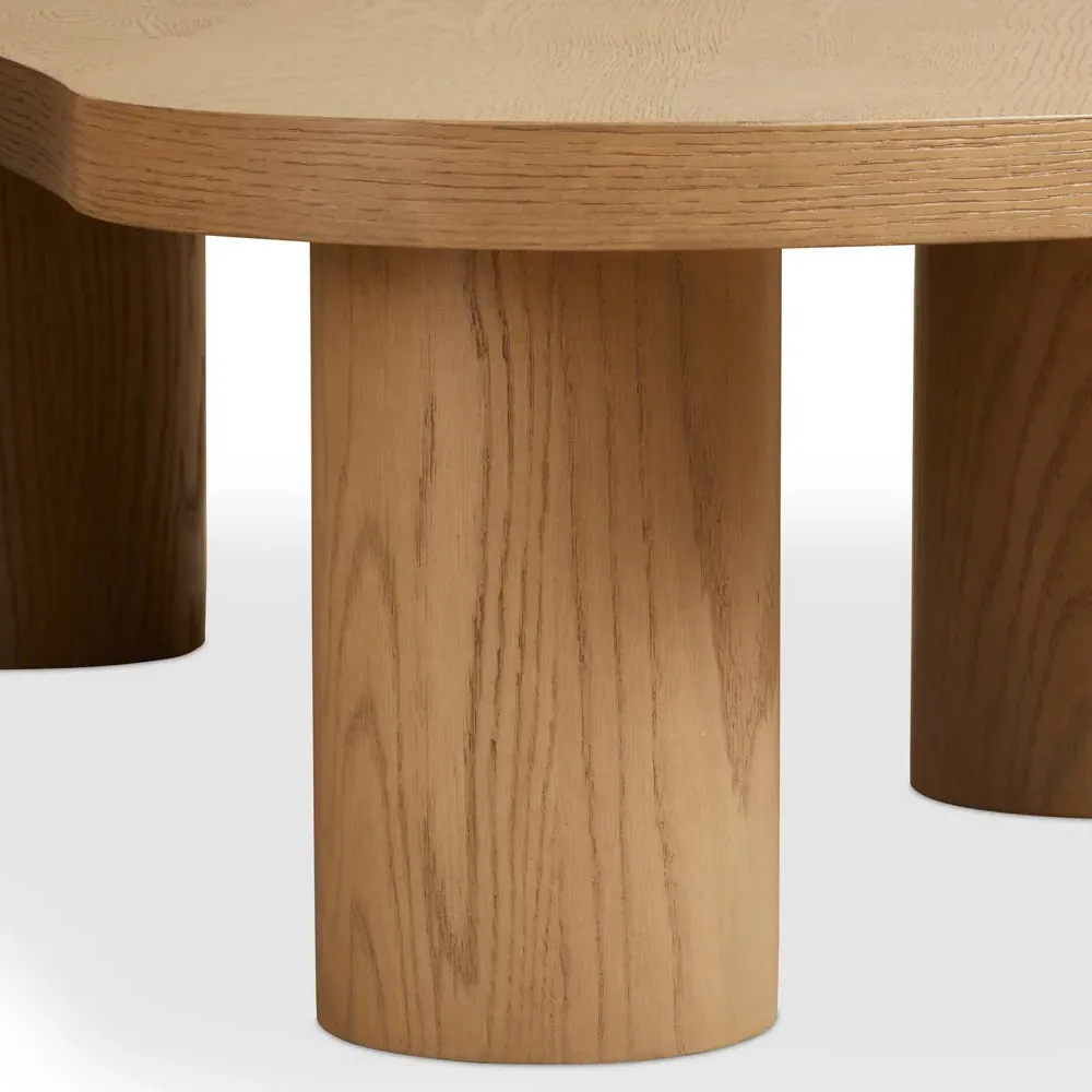 Adrian Nesting Coffee Tables - Brown, Oak