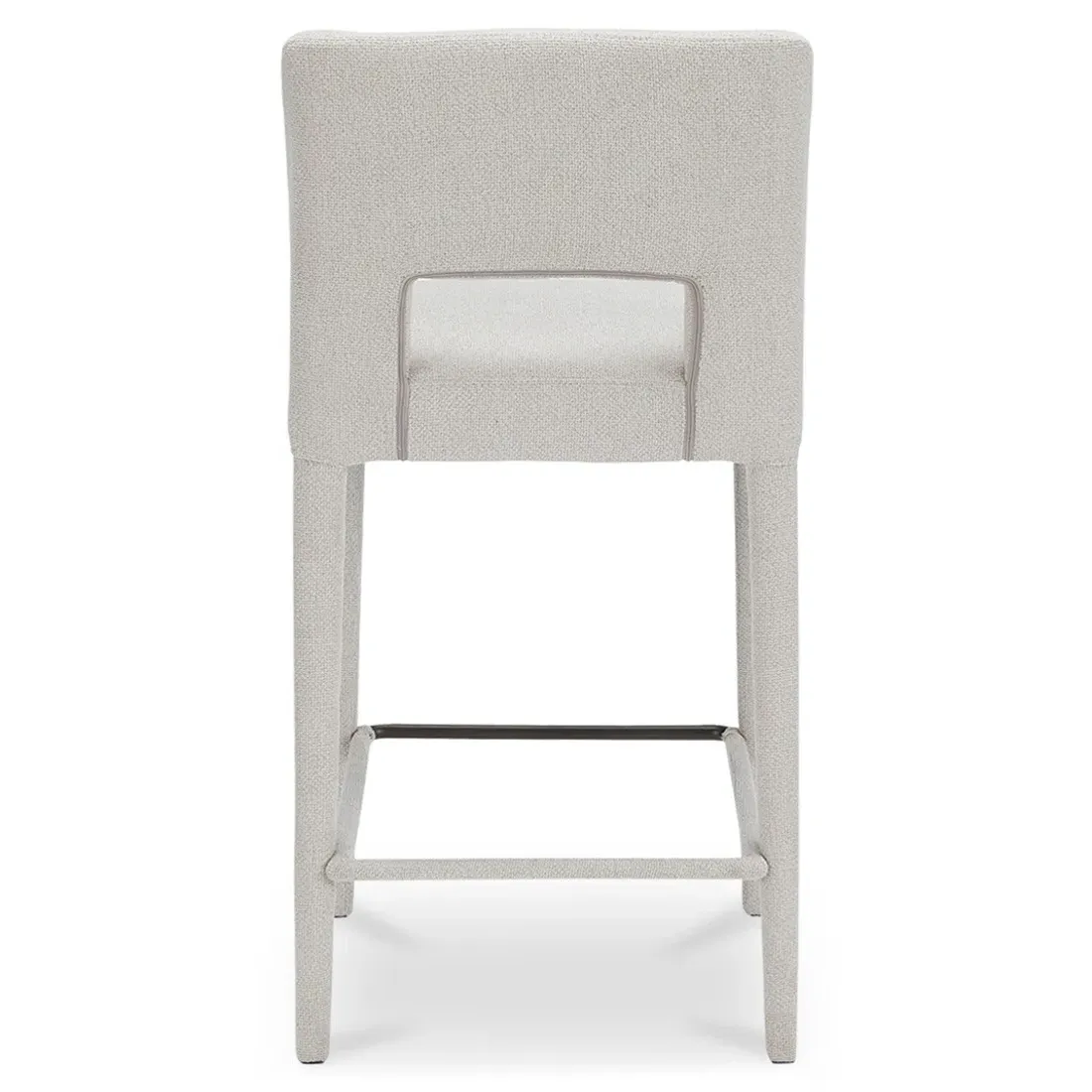 Adrienne Counter Stool - Beige, Performance Fabric