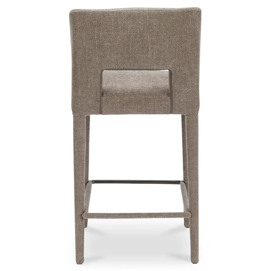 Adrienne Counter Stool - Light Brown, Performance Fabric