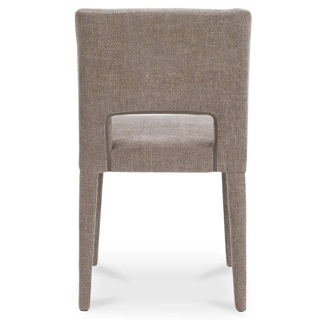 Adrienne Dining Chair Set of 2 - Light Brown, Performance Fabric