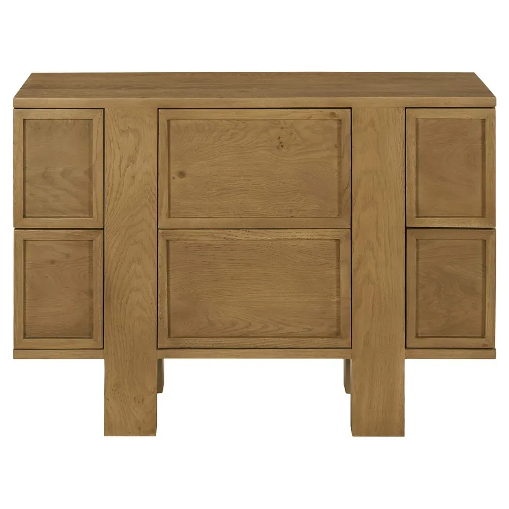 Aelia Nightstand - Brown, Oak image