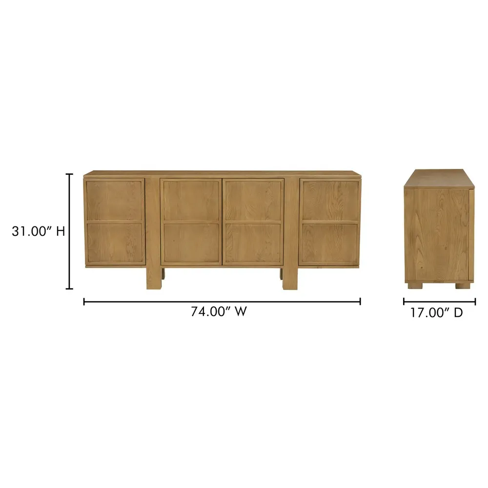 Aelia Sideboard - Brown, Oak