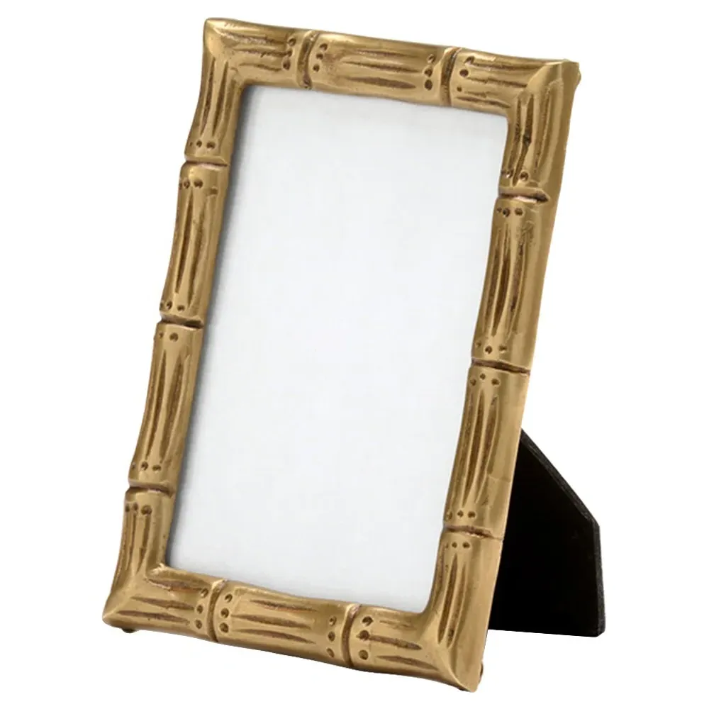 Afia 4x6 Photo Frame - Antique Brass, Metal image