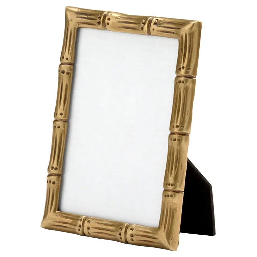 Afia 5x7 Photo Frame - Antique Brass, Metal