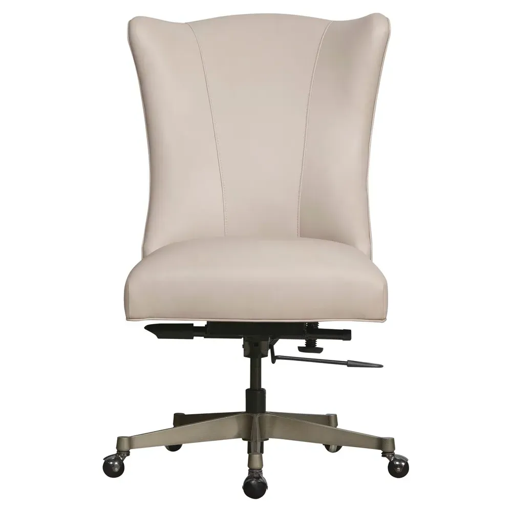 Agastya Swivel Office Chair - Beige, Leather image