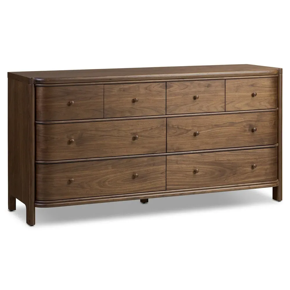 Agatha Dresser - Dark Brown, Walnut