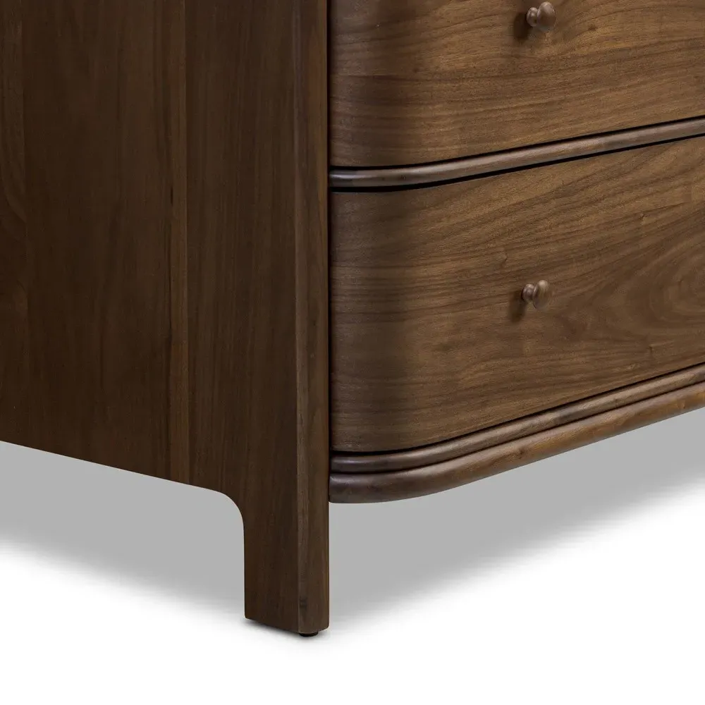 Agatha Dresser - Dark Brown, Walnut